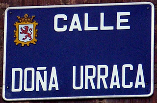 Calle Doña Urraca - placa