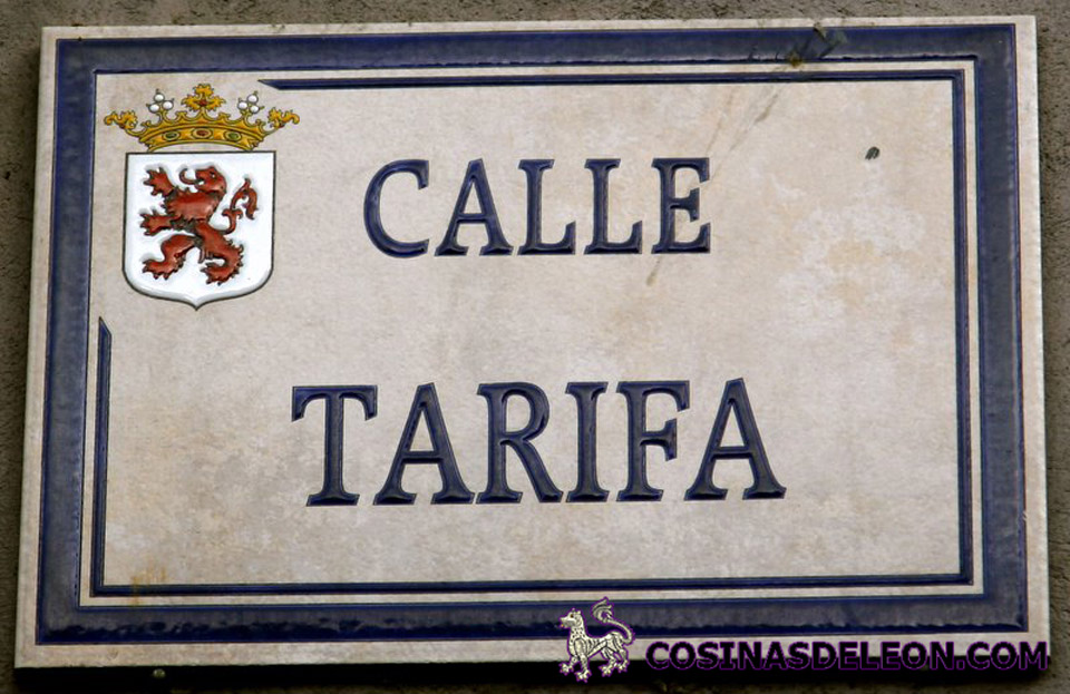 Calle Tarifa placa