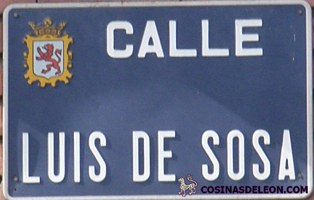 Luis de Sosa - placa