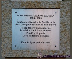 Busto Felipe Magadaleno placa