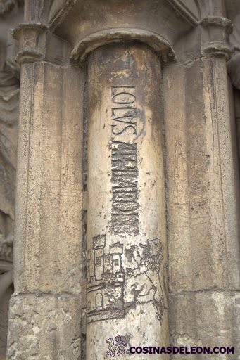 Locus apellationis - Catedral de León - detalle